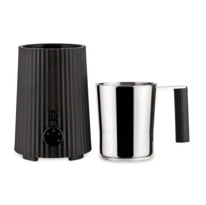 Alessi Plissé Milk Frother, Black 5 Alessi Plissé Milk Frother, Black - Image 3
