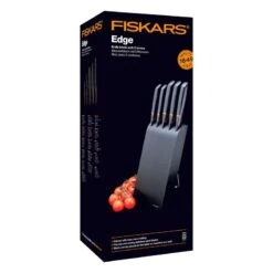 Fiskars Edge Knife Block With 5 Knives -Kitchenware Shop 1003099 Edge Knife block with 5 knives