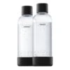 Mysoda Water Bottle 1 L, 2 Pcs, Black 2 Mysoda Water Bottle 1 L, 2 Pcs, Black -Kitchenware Shop 12MySoda 21 th