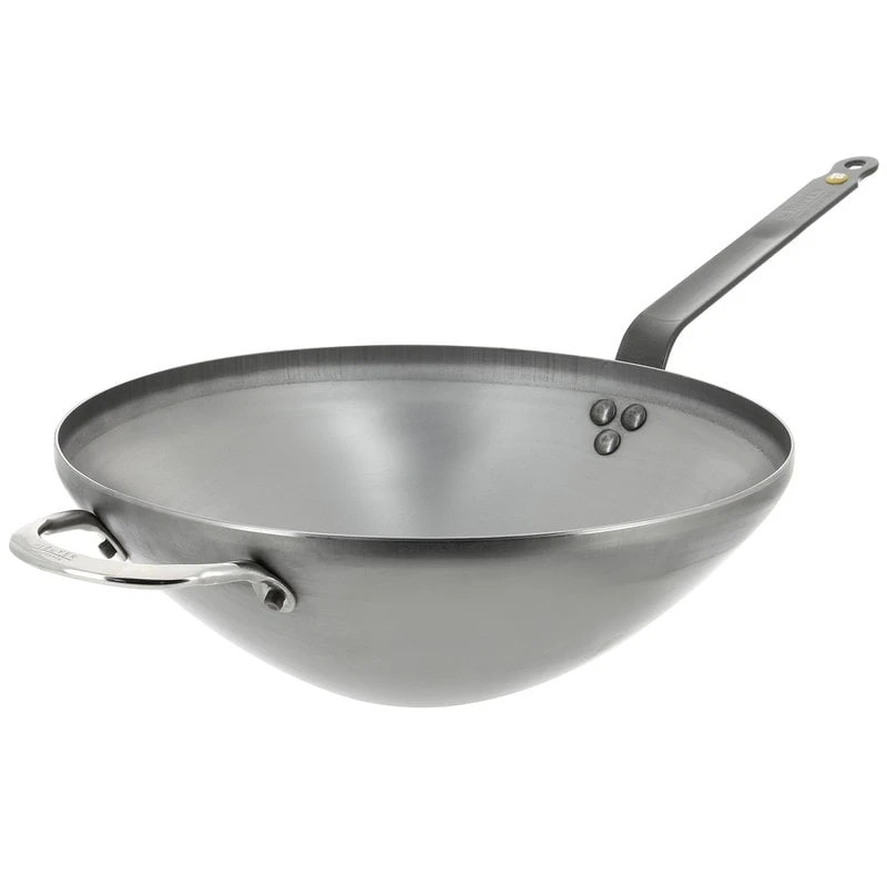 De Buyer Mineral B Wok Pan 32 Cm 3 De Buyer Mineral B Wok Pan 32 Cm
