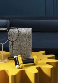 Alessi Sottsass Corkscrew, Black - Yellow - White -Kitchenware Shop 15 Alessi ES17 1 V