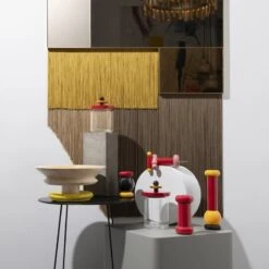 Alessi Sottsass Grinder, Small, Black - Yellow - Red -Kitchenware Shop 18 Alessi groupage Twergi e Sottsass 2000x2000