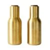 MENU Bottle Grinder, 2 Pcs, Brushed Brass - Walnut -Kitchenware Shop 2095Menu 19 isoTH