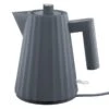 Alessi Plissé Electric Kettle 1 L, Grey