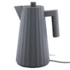 Alessi Plissé Electric Kettle 1,7 L, Grey 1 Alessi Plissé Electric Kettle 1,7 L, Grey -Kitchenware Shop 227 Alessi 20 TH