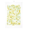 Kauniste Mökkilä Tea Towel, Yellow -Kitchenware Shop 28KaunisteSS2017 iso HV