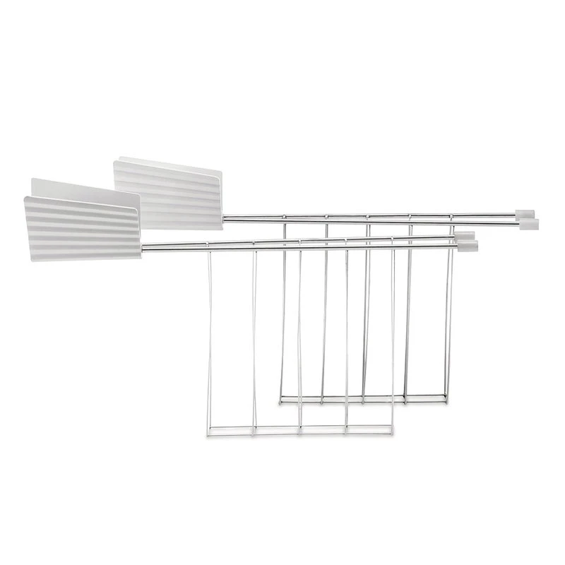 Alessi Plissé Toaster Rack, White 3 Alessi Plissé Toaster Rack, White