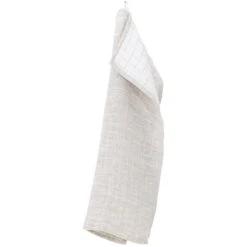 Lapuan Kankurit Lastu Tea Towel, White - Linen