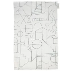 Saana Ja Olli Unien Talo Tea Towel/placemat, White