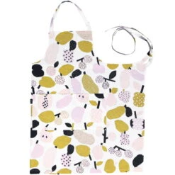 Kauniste Tutti Frutti Apron, Olive Green