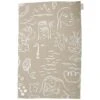 Saana Ja Olli Onnenmaa Tea Towel/placemat, Beige -Kitchenware Shop 8SaanajaOlli iso18 TH