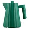 Alessi Plissé Electric Kettle, 1 L, Green