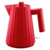 Alessi Plissé Electric Kettle, 1 L, Red -Kitchenware Shop ALMDL06 1 R