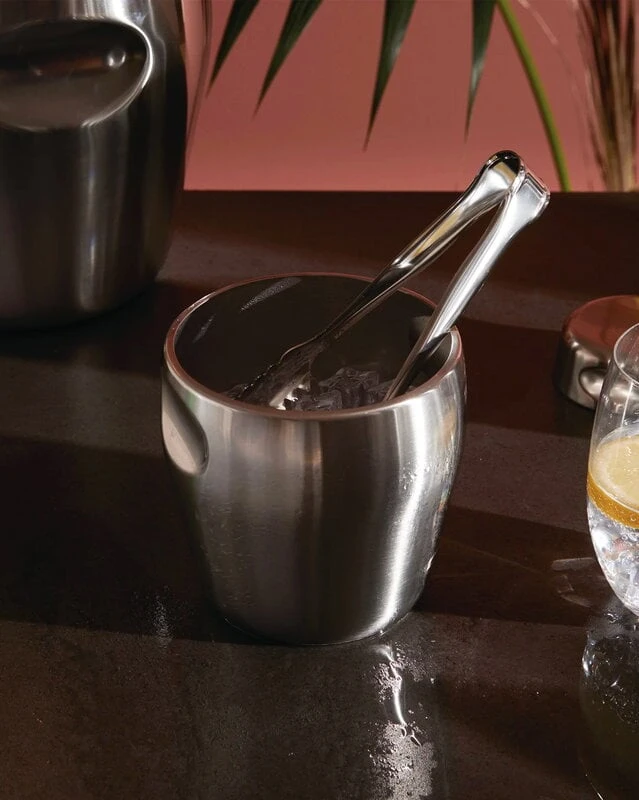 Alessi Ice Bucket, Mirror Polished Steel 7 Alessi Ice Bucket, Mirror Polished Steel - Image 5