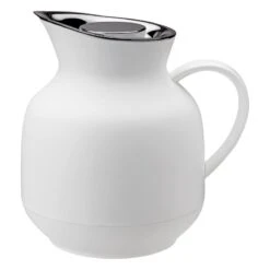 Stelton Amphora Vacuum Jug For Tea, 1 L, Soft White