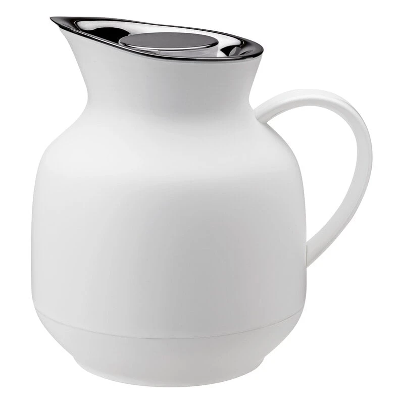 Stelton Amphora Vacuum Jug For Tea, 1 L, Soft White 3 Stelton Amphora Vacuum Jug For Tea, 1 L, Soft White