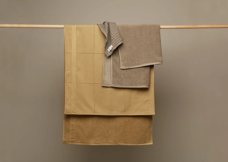 The Organic Company Big Waffle Kitchen And Wash Cloth, Clay 6 The Organic Company Big Waffle Kitchen And Wash Cloth, Clay - Image 4