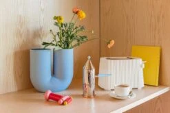 Alessi Plissé Toaster, White -Kitchenware Shop FDS ruoka Alessi13