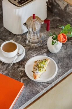 Alessi Plissé Toaster, White -Kitchenware Shop FDS ruoka Alessi8