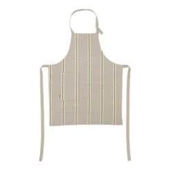 Ferm LIVING Hale Apron, Oyster - Lemon - Bright Blue