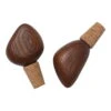 Ferm LIVING Cairn Wine Stoppers, Set Of 2, Dark Brown -Kitchenware Shop FL1104266297 fermLIVING CairnWineStoppers 1104266297 pack 1 kb