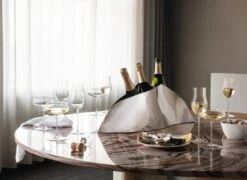 Georg Jensen Indulgence Grand Champagne Cooler -Kitchenware Shop GJ AW22 Indulgence Sky Champagne1