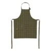 Ferm LIVING Hale Kids Apron, Green - Black -Kitchenware Shop Hale lasten esiliina vihrea musta TM
