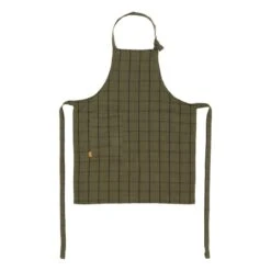 Ferm LIVING Hale Kids Apron, Green - Black