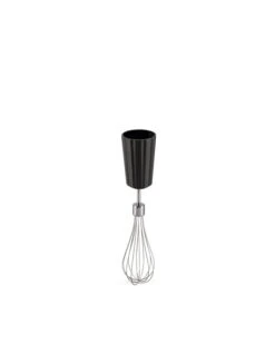 Alessi Plissé Hand Blender With Whisk And Chopper, Black 10 Alessi Plissé Hand Blender With Whisk And Chopper, Black -Kitchenware Shop MDL10 FRU B