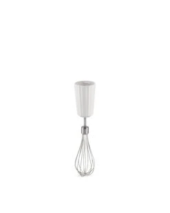 Alessi Plissé Hand Blender With Whisk And Chopper, White 10 Alessi Plissé Hand Blender With Whisk And Chopper, White -Kitchenware Shop MDL10 FRU W