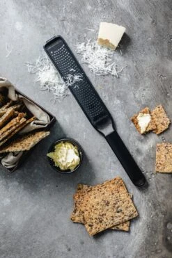 Microplane Black Sheep Series Zester Grater -Kitchenware Shop Microplane Black Sheep 43020 Zester Parmesan Crisps 2