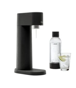 Mysoda Woody Sparkling Water Maker, Black -Kitchenware Shop Mysoda Woody Black side