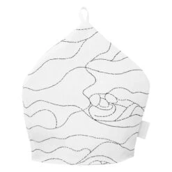 Saana Ja Olli Rakkauden Meri Tea Cozy, White - Black
