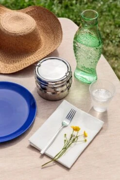 MENU Papilio Tea Towel, 2 Pcs, Ochre And Ecru -Kitchenware Shop Ruoka kesakuu22 3