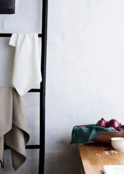 The Organic Company Kitchen Towel, Dark Green -Kitchenware Shop TheOrganicCompany Kitchen Ladder 2012 PRINT