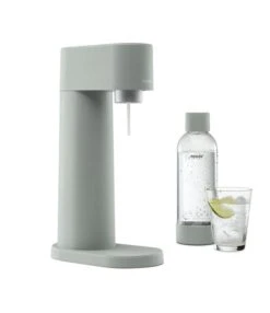 Mysoda Woody Sparkling Water Maker, Pigeon -Kitchenware Shop Woody Pigeon side