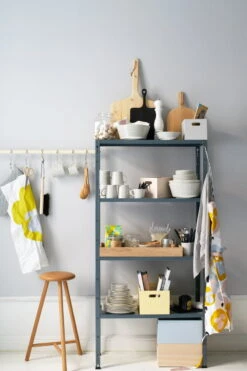 Kauniste Orvokki Tea Towel, Yellow -Kitchenware Shop arabia mainio 12 2