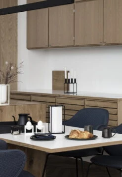 By Lassen Kubus Roll'in Kitchen Paper Holder, Black -Kitchenware Shop by lassen k kkenrulle0125