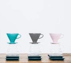 Hario Hario V60 Coffee Dripper Size 02, Pink Porcelain 7 Hario Hario V60 Coffee Dripper Size 02, Pink Porcelain -Kitchenware Shop color 1