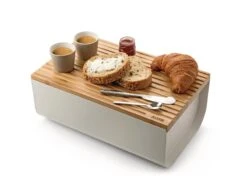 Alessi Mattina Breadbox, Grey -Kitchenware Shop getImage 281029