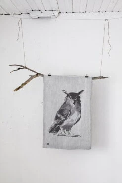 Lapuan Kankurit Huuhkaja X Teemu Järvi Tea Towel -Kitchenware Shop lapuankankurit huuhkaja x teemu jarvi towel white black