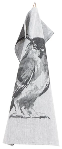 Lapuan Kankurit Huuhkaja X Teemu Järvi Tea Towel -Kitchenware Shop lapuankankurit huuhkaja x teemu jarvi towel white black 1 28129
