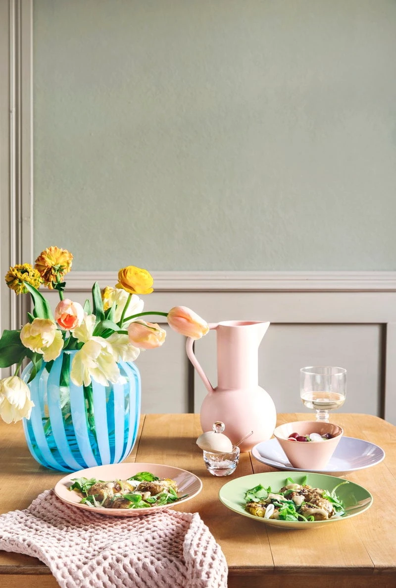 The Organic Company Big Waffle Kitchen And Wash Cloth, Pale Rose 6 The Organic Company Big Waffle Kitchen And Wash Cloth, Pale Rose - Image 4