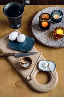 Kay Bojesen Menageri Salt Cellar With Spoon, Oak -Kitchenware Shop suvi kesalainen Joulunamit10 1