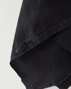 Tekla Linen Glass Towel, Black -Kitchenware Shop teatowel 0005 GT black 115